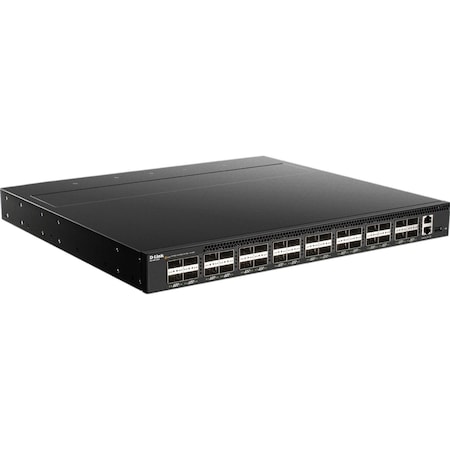 D-Link 32-Port 100G Qsfp28 Open Network Switch. Front-To-Back Airflow. DQS-5000-32Q28/AF